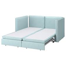Vallentuna Sleeper Module With Backrests Hillared Light Blue Ikea In 2020 Vallentuna Modular Sofa Ikea