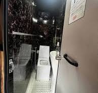 Luxury Bus/Caravans/Vanity Vans Toilets with Electric Flush and fresh water  and Waste water Tanks
