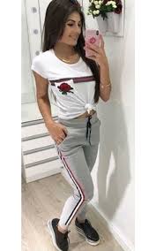 Calça Moletom Com Listra Do Lado Https Www Griffeatacado Com Br Calca Ribana Listra Html Calca Ribana Calca Ribana Feminina Looks Com Calca Moletom