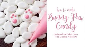 Bunny feet printable template is available for you to explore on this place. How To Make Bunny Paw Candy With Video The Bearfoot Baker