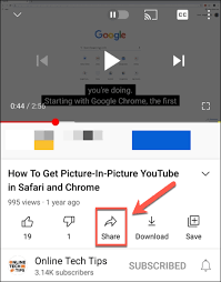 Click on the share button and copy the link to the video. How To Create A Youtube Timestamp Link