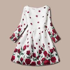 Promotion Price 2017 New Girls Princess Robe Print Dresses For 5 10 11 Year Olds Girls Princess Deguisement Autumn T Kids Party Dresses Kids Dress Girl Outfits