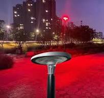 Mjew1200 Post Top Decorative RGB Solar LED Garden Light with ...