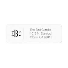 Black And White Label Ideas Classic Black And White Personalized Address Label Zazzle Com Personalized Address Labels Address Labels Classic Black