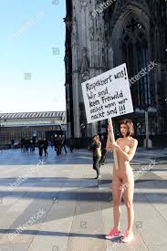 Milo Moire Naked Protest Editorial Stock Photo - Stock Image | Shutterstock  Editorial