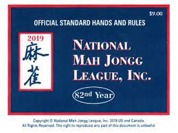 Click this button to view a glossary of the terms used in national mah jongg league mah jong as well as the nmjl online game. Pack Of 4 2019 National Mah Jongg League Card Large Print Mah Jongg League Cards Gammonvillage Store Usa