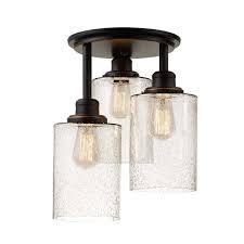 Provides a great amount of light for a small room. Globe Electric Annecy 3 Light Oil Rubbed Bronze Semi Flush Mount Light 65904 The Home Depot
