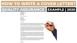 You have the skills and we have tricks on how to find amazing jobs. How To Write A Cover Letter For Quality Assurance Managers Example Youtube