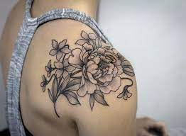 Below are 83 attractive back tattoo designs for women: Tattoo Tattoosideas Tattooart Back Of Shoulder Tattoo Shoulder Tattoos For Women Floral Tattoo Shoulder