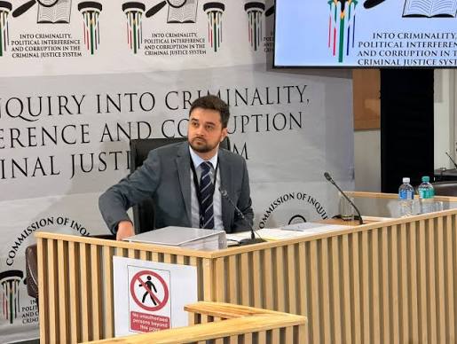Today's witness on the stand is Dr Albertus Schoeman. He is a World Bank anti-corruption expert. His testimony will centre around the financial disclosure regimes that apply to senior officials within South