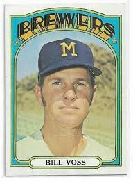 BILL VOSS 1972 Topps Baseball card #776 Milwaukee Brewers EX