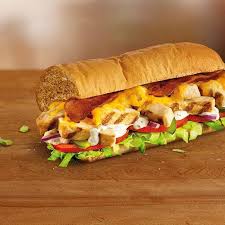 Chicken Bacon Ranch Subway Sandwich Subway Menu Sandwiches