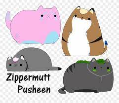 Pusheen cat mermaid coloring pages. C Zippermutt S Pusheen Squad Pug Coloring Pages Clipart 1816071 Pinclipart