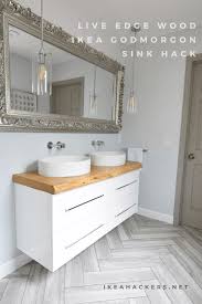 Ikea Bathroom Vanity Gets A Luxurious Live Edge Upgrade Ikea Hackers Ikea Bathroom Ikea Bathroom Vanity Ikea Hack Vanity