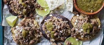 Cumin Lime Ground Beef Tostadas Recipe Tostadas Beef Recipes Beef