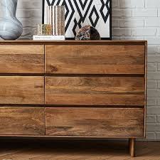 Solid wood dressers generally last much longer and look nicer. Anton Solid Wood 6 Drawer Dresser