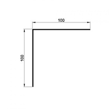 La fenêtre pvc gris anthracite a tout pour séduire. Corniere Secable 100x100 En Pvc Profiles Au Metre Voletshop
