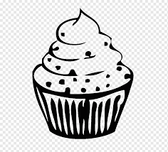 This is a powerpoint that introduces birthday vocabulary, how children in america, and then chooses. Cupcake Outline Sprinkles Birthday Cupcake White Food Presentation Png Pngwing