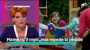 De asemenea, ministerul intenţionează şi scăderea vârstei de pensionare de asemenea, ministerul intenţionează şi scăderea vârstei de pensionare pentru mamele care au mai mult de trei copii. Mamele Care Au Trei Copii Ar Putea Iesi Mai Repede La Pensie Youtube