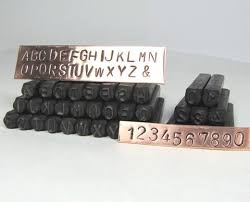 The letters of the alphabet that are used least frequently in the english language are q, j, z and x. Alphabet 6 Mm Stamps 1 4 Inch Metal Stamp Set Bold Large Letters In Romazone