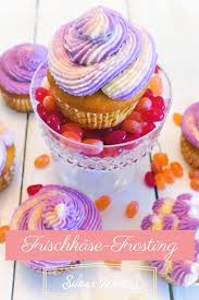 Frischkase Frosting Fur Cupcakes Ein Gelingsicheres Rezept Bei Silkeswelt Rezept Cupcakes Frischkase Frosting Kuchenglasur