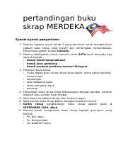 Jika anda mencari t1a2 buku skrap tokoh kemerdekaan youtube gambar kreatif, maka anda berada di tempat yang tepat. Pertandingan Buku Skrap Merdeka Docx Pertandingan Buku Skrap Merdeka Syarat Syarat Penyertaan 1 Terbuka Kepada Murid Tahap 2 Yang Berminat Untuk Course Hero