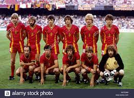 Download This Stock Image Soccer World Cup Spain 82 Second Round Group A Poland V Belgium Camp Nou Barcelona Ga7gam Soccer World Camp Nou Belgium