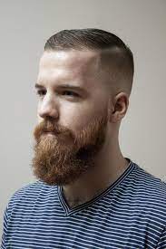 Just Got Out Of The Barber What Do You Guys Think 5 Months Beard No Mustache Short Hair With Beard Beard Styles For Men