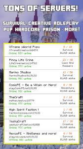 5 excellent modded minecraft servers to join · #4 purple prison ip: Multiplayer Servers For Minecraft Pocket Edition Mod Server Database For Pe By Ancor Software Llc