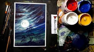 Cara melukis langit malam sangatlah menantang, namun perlu ketekunan untuk mempelajarinya. Detail Gambar Indahnya Melukis Langit Malam Cat Akrilik Di Atas Kertas You