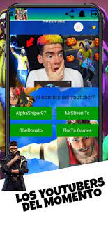 About press copyright contact us creators advertise developers terms privacy policy & safety how youtube works test new features press copyright contact us creators. Download Adivina El Youtuber De Free Fire Quiz Free For Android Adivina El Youtuber De Free Fire Quiz Apk Download Steprimo Com