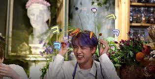 Seokjin bts, bts kim seok jin in black top, png thumbnail . Bts And Army Both Agree That Jin S Flower Crown Is A True Masterpiece Koreaboo