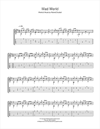 Andrews enlisted jules to sing the song, while andrews himself played the piano. Gary Jules Michael Andrews Mad World From Donnie Darko Sheet Music Notes Chords Guitar Tab Download Pop 42223 Pdf