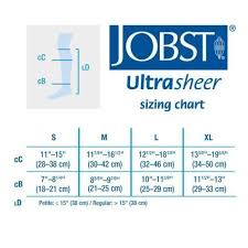 shop online jobst ultrasheer stocking 8 15 mmhg knee high closed toe