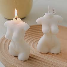 4 stile 3D Frau Körper Form Duft Kerze Lebendige Emulational Nackt Torso  Paraffin Statue Hause Tisch Künstlerische Dekoration| | - AliExpress