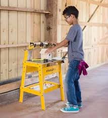 The ikuko bench is designed to be carried. Stanley Jr Kid S Work Bench And 10 Piece Tool Set Hearthsong