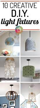 10 Affordable Creative Diy Light Fixtures Designertrapped Com Diy Lighting Diy Light Fixtures Fixtures Diy