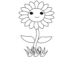 Simple Flower Coloring Pages To Print Coloring Pages Flower Coloring Pages Simple Flowers