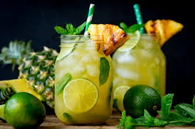 Pineapple Ginger Mojitos With Spiced Rum Nicky S Kitchen Sanctuary