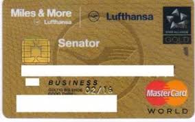 Bmo harris financial advisors, inc. Bank Card Lufthansa Miles More Senator Business Deutsche Kreditbank Ag Dkb Germany Federal Republic Col De Mc 0029