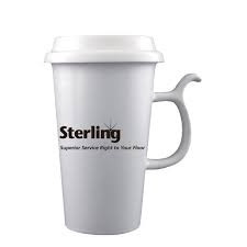13 Oz White Eco Friendly Ceramic Coffee Mug Green Coffee Mugs Mugs Reusable Coffee Cup