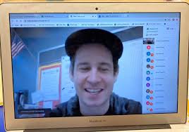 Our first virtual staff meeting. We are excited and energized to transition  to Online Learning. See you