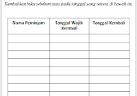 Format buku kunjungan harian perpustakaan contoh dalam administrasiperpustakaan sekolah termasuk ke dalam materi administrasi perpustakaan, docx, microsoft word diterbitkan hari rabu, 27 juli 2016, bisa anda download melalui link yang terdapat dibagian bawah gambar tampilan berikut ini: Contoh Buku Kunjungan Harian Perpustakaan Sederhana Tinta Pustakawan