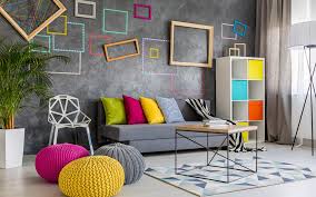 The design team at roost interiors thought outside of the box choose your favorite color and paint the wall furthest away from your entrance to make the room look even more inviting. 10 Wall Paint Colour Ideas To Make Your Living Room More Pleasant