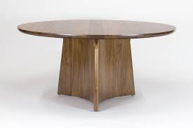 Button Round Pedestal Dining Table In Bleached Solid Ash Round Pedestal Dining Round Pedestal Dining Table Dining Table