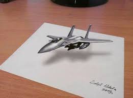 Walaupun hanya menggunakan pensil, sketsa yang digambar terlihat nyata dan seakan hidup. Lukisan 3d Goresan Pensil Yang Super Keren