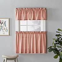 Discount kitchen curtains, swags, tiers and valances. Kitchen Window Curtains Kitchen Curtain Sets Jcpenney
