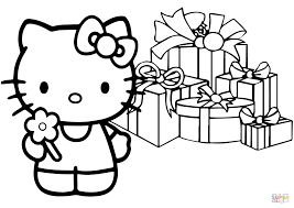 Printable hello kitty coloring pages are suitable for kids of all ages. Hello Kitty Christmas Coloring Worksheets Printable Worksheets And Activities For Teachers Parents Tutors And Homeschool Families
