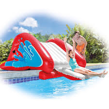 Fashion, home & garden, electronics, motors, collectibles & arts Intex 58849vm Kool Splash Kids Inflatable Outdoor Backyard Swimming Pool Water Slide Play Center With Built In Sprayer With Handles And Stairs Red Pool Water Slide Water Slides Splash Pool