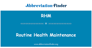 An avionics maintenance graduate with a 3.63 cgpa from the malaysian institute of aviation technology, and just joined ikramatic systems sdn. Rhm Definition Routine Health Maintenance Abbreviation Finder